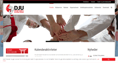 Desktop Screenshot of dju.dk